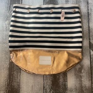 Adorable Victoria Secrets New Backpack Black/Dark Navy White Copper Coastal BP